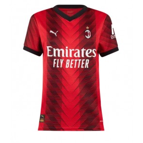 Maillot de foot AC Milan Domicile Femmes 2023-24 Manches Courte